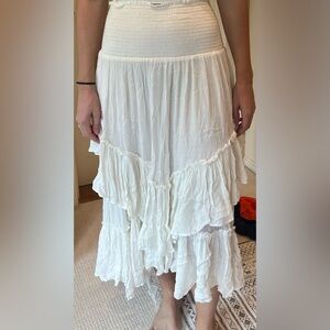 Flowy free people skirt